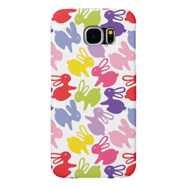 Funda Para Samsung Galaxy De Case-Mate modelo con los conejos de Pascua (Atrás)
