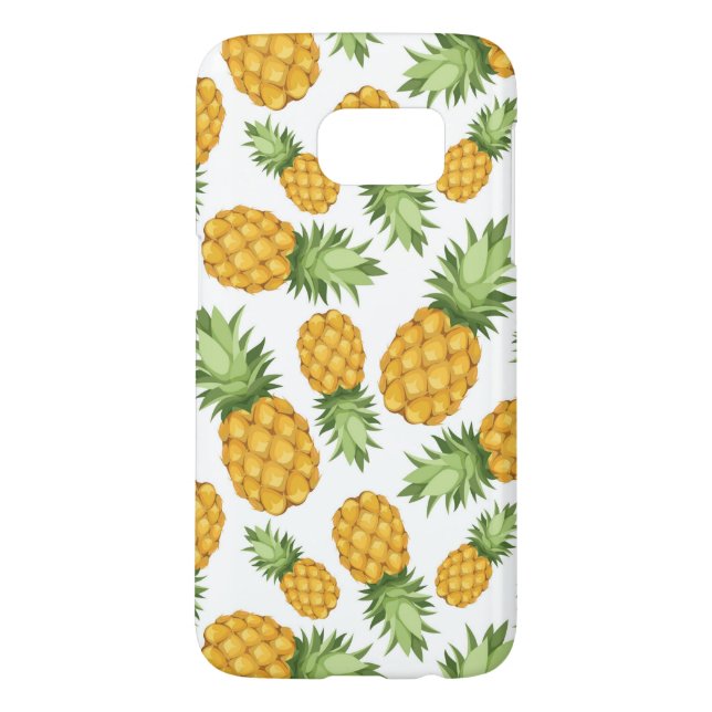 Funda Para Samsung Galaxy De Case-Mate Modelo de la piña del dibujo animado (Atrás)