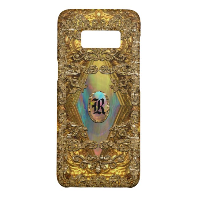 Funda Para Samsung Galaxy De Case-Mate Monograma Dempsey Elegant VIII (Reverso)