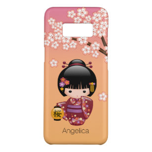 Funda De Case-Mate Para Samsung Galaxy S8 Muñeca Sakura Kokeshi - Chica de Geisha en la Enví