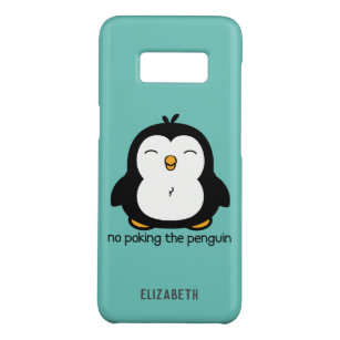 Funda De Case-Mate Para Samsung Galaxy S8 No Hay Que Hacer El Pingüino Agregar Nombre  Azul 