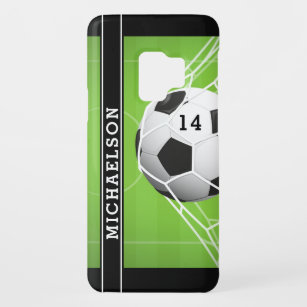 Funda De Case-Mate Para Samsung Galaxy S9 Número de nombre del jugador de bolas de fútbol pe