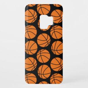 Funda De Case-Mate Para Samsung Galaxy S9 Patrón clásico de baloncesto en negro