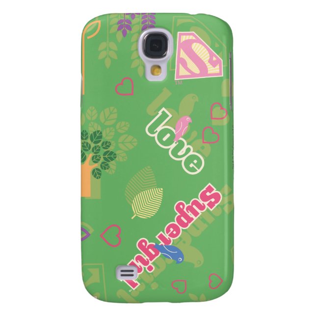 Funda Para Samsung Galaxy De Case-Mate Patrón de amor de superchica (Atrás)
