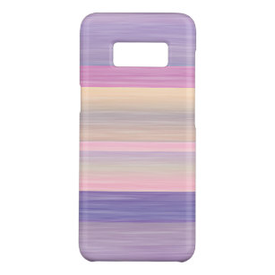 Funda De Case-Mate Para Samsung Galaxy S8 Patrón de bandas de color morado violeta rosado