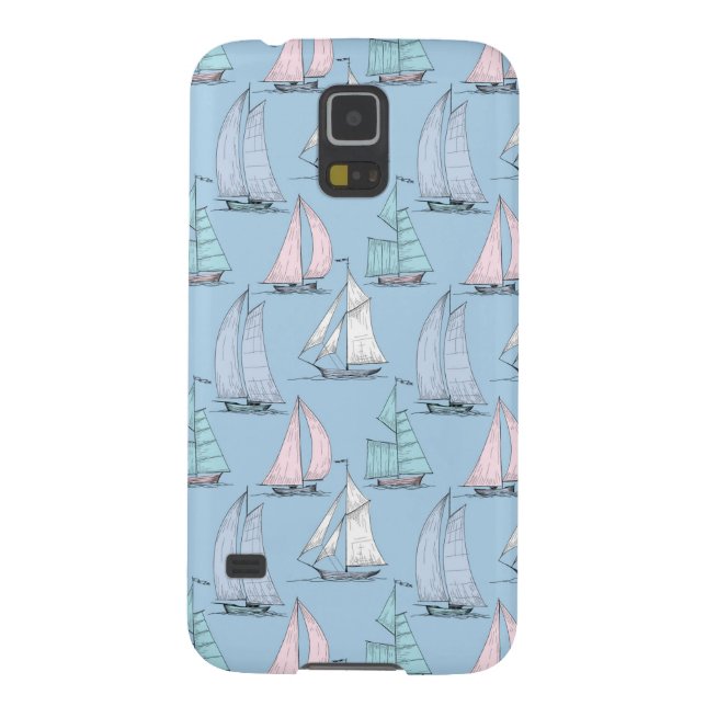 Funda Para Samsung Galaxy De Case-Mate Patrón de velero 1 (Atrás)