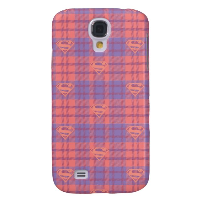 Funda Para Samsung Galaxy De Case-Mate Patrón rosa y púrpura superchica (Atrás)
