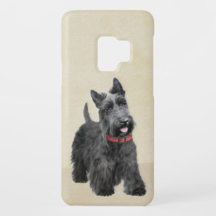 Funda De Case-Mate Para Samsung Galaxy S9 Pintado Terrier Escocés - Arte Perro Original
