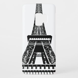 Funda De Case-Mate Para Samsung Galaxy S9 Pintura de arte de la Torre Eiffel Blanco Negro de