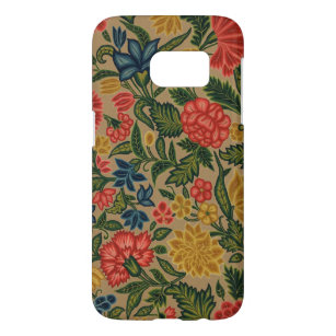 Funda Para Samsung Galaxy S7 Pintura del Jardín del Diseñador Floral Vintage