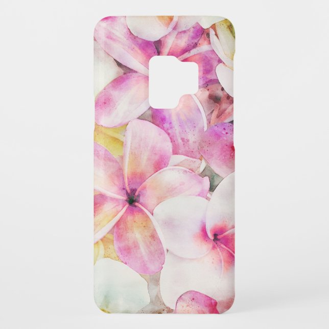 Funda Para Samsung Galaxy De Case-Mate Plumeria tropical de Hawái (Reverso)