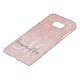 Funda Para Samsung Galaxy De Case-Mate Purpurina rosa moderno marca nombre personalizado (Superior)
