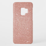Funda De Case-Mate Para Samsung Galaxy S9 Purpurina y chispa color de rosa rosados Bling del<br><div class="desc">Rosa de Rubor - modelo femenino de Bling del purpurina y de la chispa del oro color de rosa.</div>
