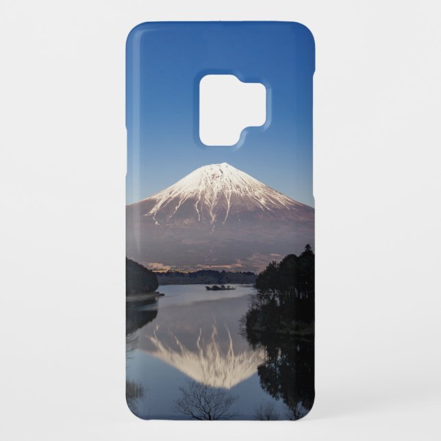 Funda Para Samsung Galaxy De Case-Mate Reflexión del lago Mt Fuji (Reverso)