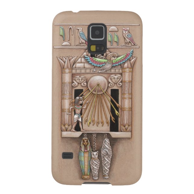 Funda Para Samsung Galaxy De Case-Mate Reloj de cuco egipcio (Atrás)