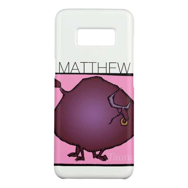 Funda Para Samsung Galaxy De Case-Mate Rótulos Zodiac Taurus personalizado Cumpleaños Sam (Reverso)
