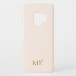 Funda De Case-Mate Para Samsung Galaxy S9 Rubor Pink Gold Monogram Girly