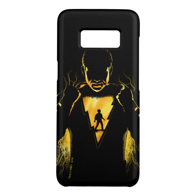 Funda Para Samsung Galaxy De Case-Mate ¡SHAZAM! | Shazam y Billy Lightning Silhouette (Reverso)