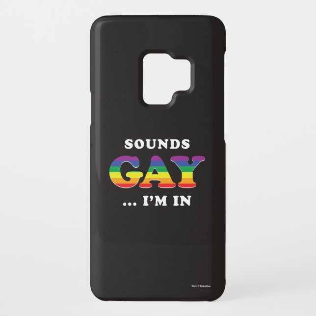 Funda Para Samsung Galaxy De Case-Mate Suena Gay... Estoy adentro (Reverso)