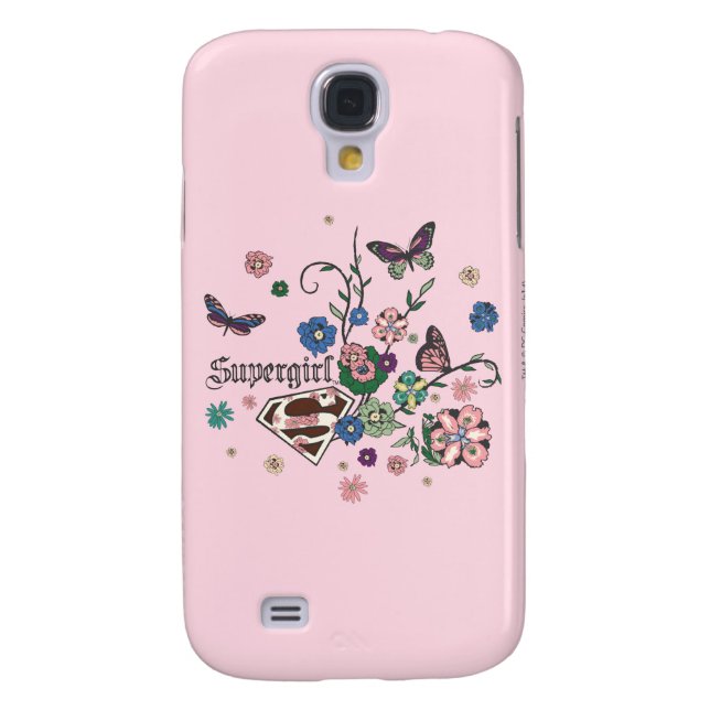 Funda Para Samsung Galaxy De Case-Mate Supergirl Butterflies (Atrás)