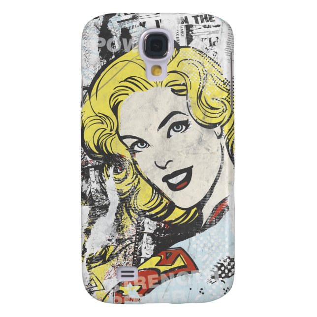 Funda Para Samsung Galaxy De Case-Mate Supergirl Comic Capers 1 (Atrás)
