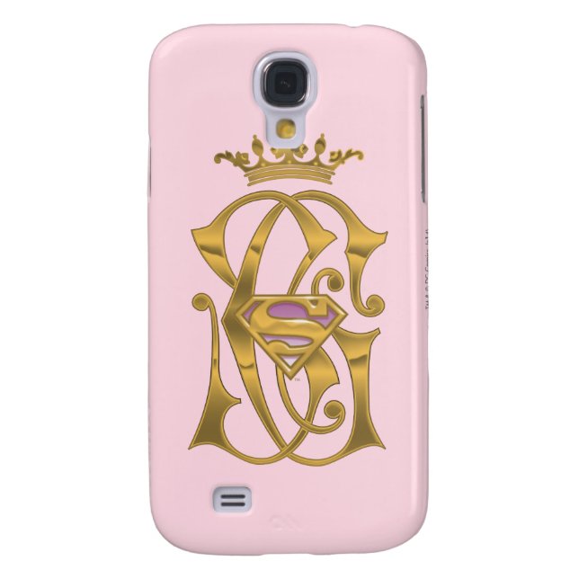 Funda Para Samsung Galaxy De Case-Mate Supergirl Gold Crown (Atrás)
