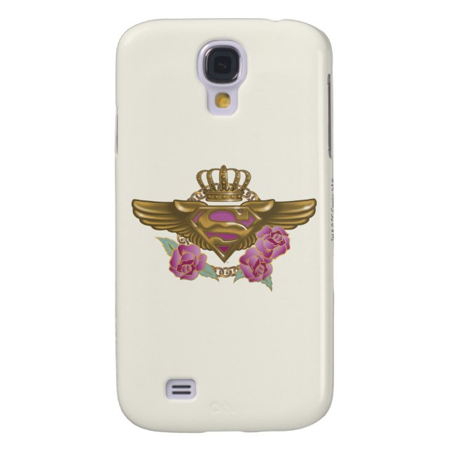 Funda Para Samsung Galaxy De Case-Mate Supergirl Golden Wings (Atrás)
