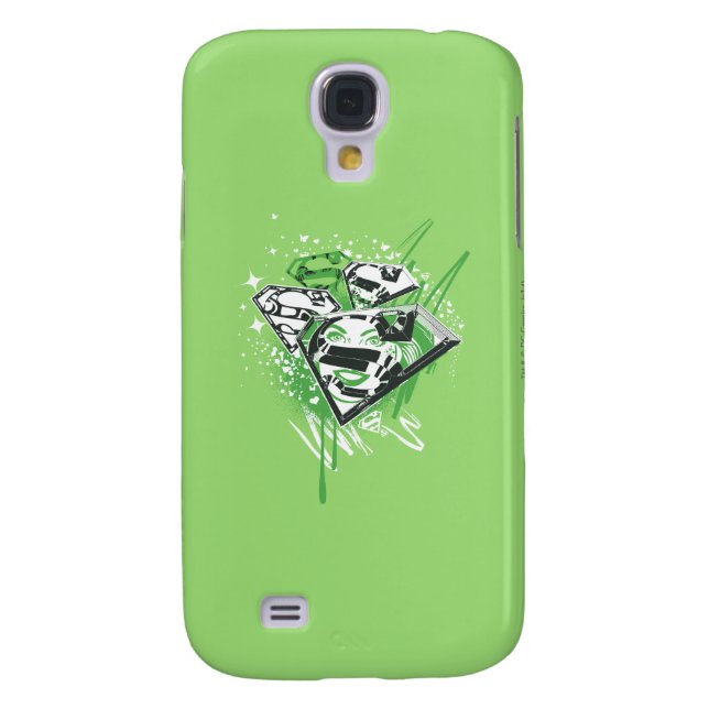 Funda Para Samsung Galaxy De Case-Mate Supergirl Green Spills (Atrás)