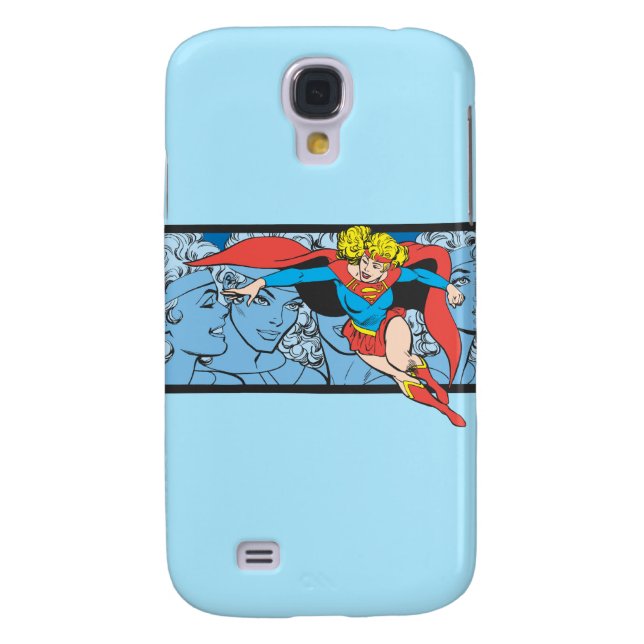 Funda Para Samsung Galaxy De Case-Mate Supergirl Head Shots (Atrás)