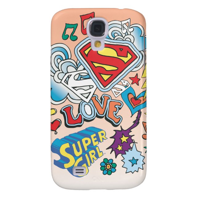 Funda Para Samsung Galaxy De Case-Mate Supergirl Love (Atrás)