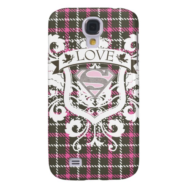Funda Para Samsung Galaxy De Case-Mate Supergirl Love Escudo (Atrás)