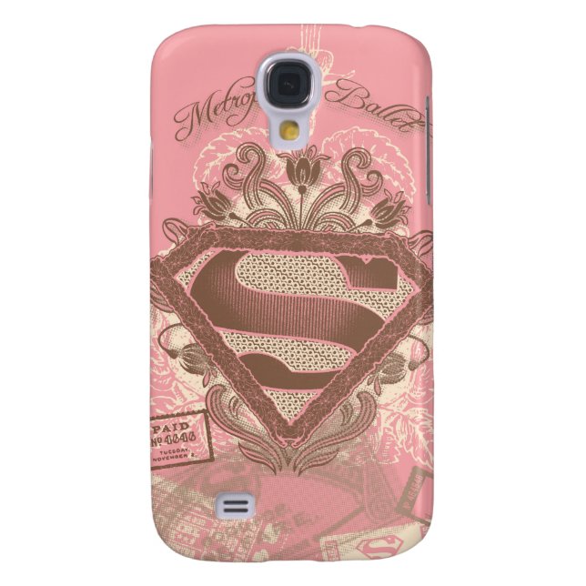 Funda Para Samsung Galaxy De Case-Mate Supergirl Metropolis Ballet Pink (Atrás)