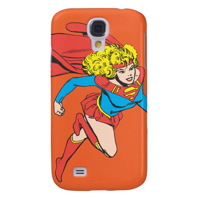 Funda Para Samsung Galaxy De Case-Mate Supergirl Salta a la derecha (Atrás)