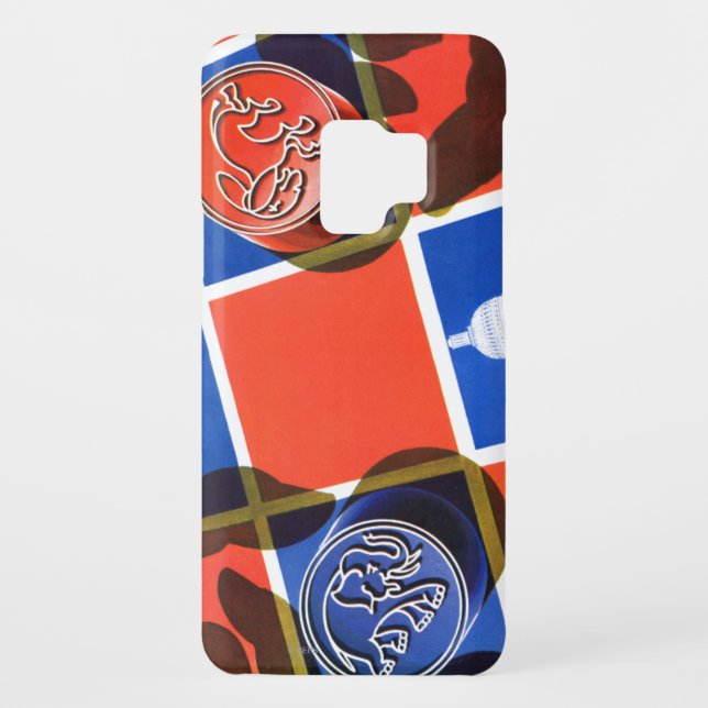 Funda Para Samsung Galaxy De Case-Mate tablero de ajedrez electoral (Reverso)