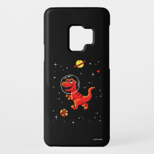 Funda De Case-Mate Para Samsung Galaxy S9 Tyrannosaurus rojo Rex Dinos en espacio