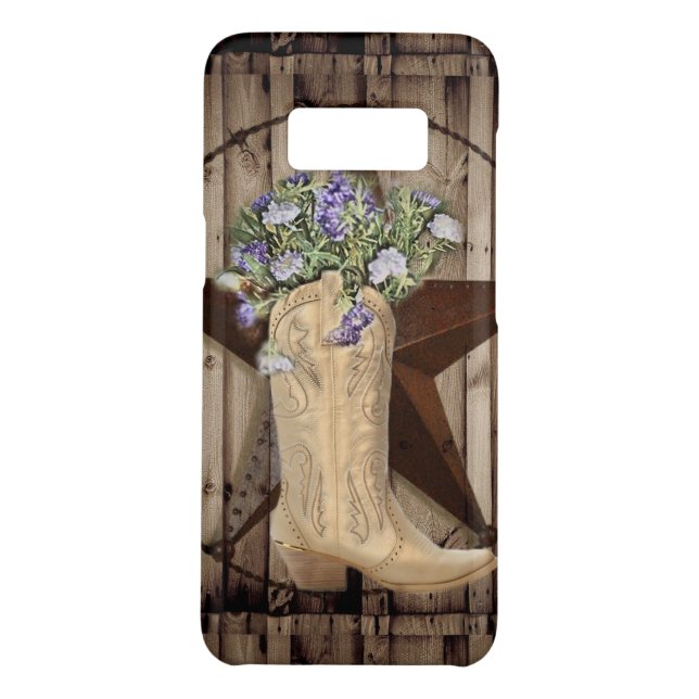 Funda Para Samsung Galaxy De Case-Mate Vaquera elegante del país occidental de la (Reverso)