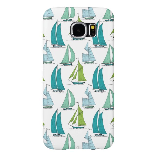 Funda Para Samsung Galaxy De Case-Mate Veleros en el modelo del agua (Atrás)