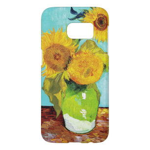 Funda Para Samsung Galaxy S7 Vincent Van Gogh Tres girasoles en una bolsa