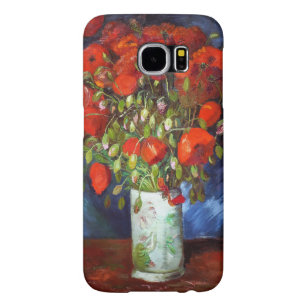 Funda Tough Xtreme Para iPhone 6 Vincent Van Gogh Vase con el Bella Artes Red Poppi