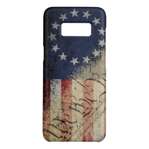Funda De Case-Mate Para Samsung Galaxy S8 Vintage Betsy Ross Bandera Americana