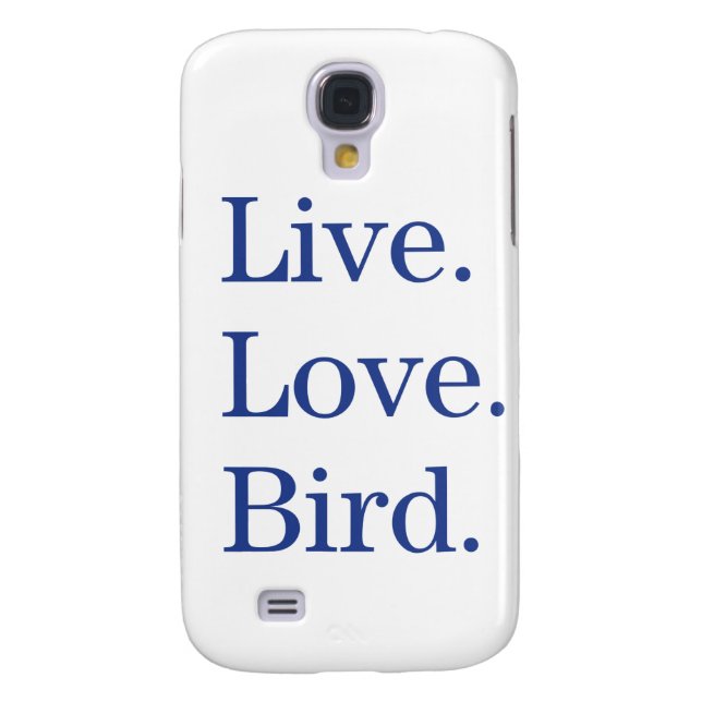 Funda Para Samsung Galaxy De Case-Mate Vivo. Amor. Pájaro (Atrás)