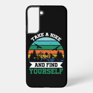 Funda Para Samsung Galaxy S22+ Dé un paseo y descubra el senderismo vintage retro