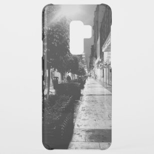 Funda De Uncommon Pra Samsung Galaxy S9 Plus Foto de calle urbana en Buenos Aires en blanco y n