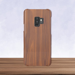Funda De Uncommon Para Samsung Galaxy S9 Patrón de madera de caoba