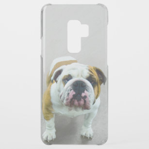 Funda De Uncommon Pra Samsung Galaxy S9 Plus Pintura de bulldog - Arte de perros original y lin
