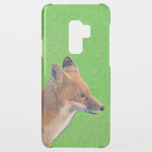 Funda De Uncommon Pra Samsung Galaxy S9 Plus Pintura de Red Fox - Arte de vida salvaje original