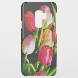 Funda De Uncommon Pra Samsung Galaxy S9 Plus Pintura de tulipán - Arte de flores original
