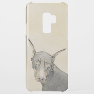 Funda De Uncommon Pra Samsung Galaxy S9 Plus Pintura Doberman Pinscher - Original Dog Art