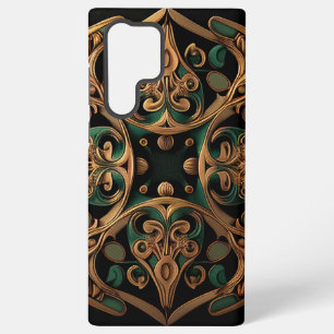 Funda Para Samsung Galaxy S22 Ultra Decoración del patrón de arcilla ornamental de bro