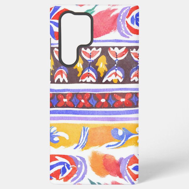 Funda Para Samsung Galaxy decoración tradicional rumana (Reverso )